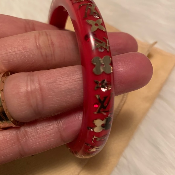 Authentic Louis Vuitton Resin Inclusion Bangle - Picture 6 of 11